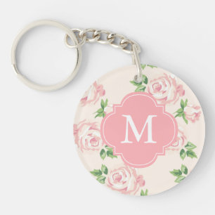 Rosa Monogrammed vintageromönster