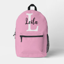 Rosa monogramnamnskrift Personlig design