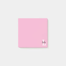Rosa monogramnamnskrift Personlig design
