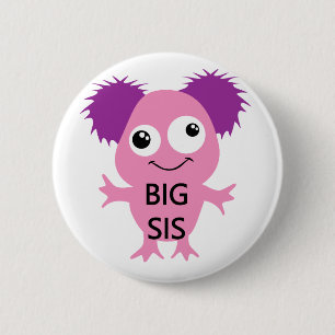 Rosa Monster Big Sister Knapp