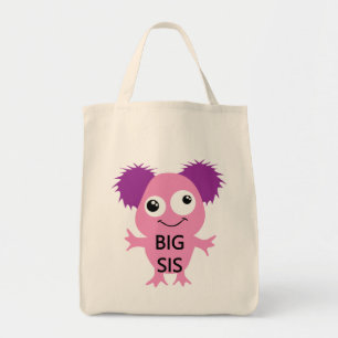 Rosa Monster Big Sister Tygkasse
