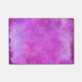 Rosa mönster för hallonvattenfärgstruktur post-it block