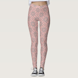  Rosa Mönster Leggings