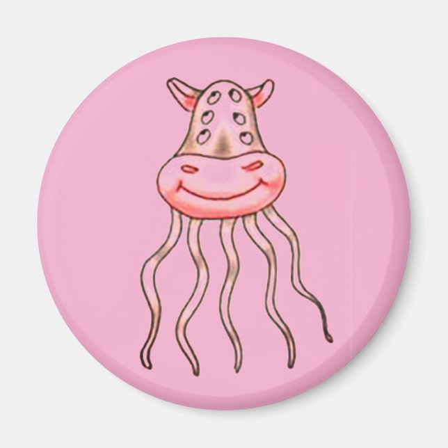 Rosa Monster Magnet (Framsidan)