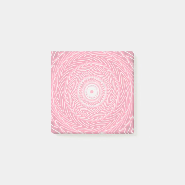 Rosa mönster post-it block (Framsida)