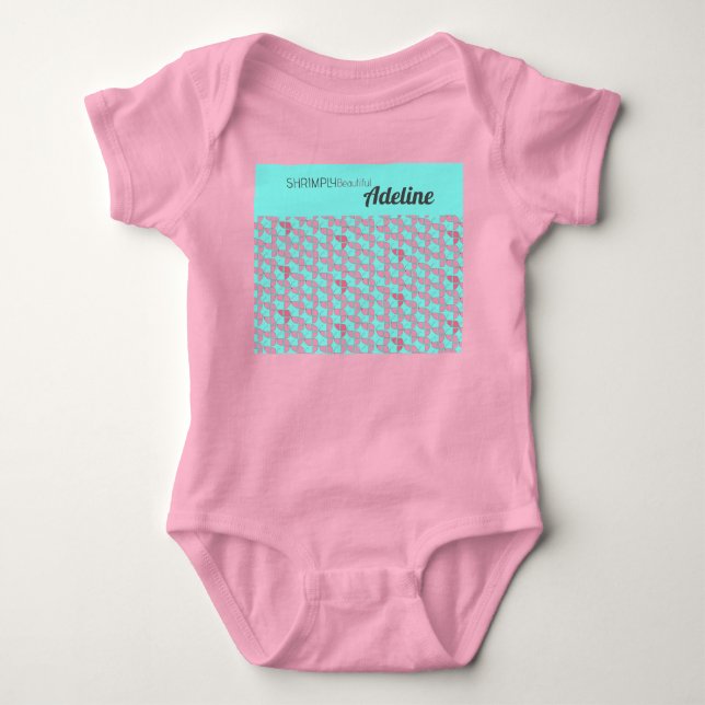 ROSA Mönster Teal-Personligen, MYCKET Vacker T Shirt (Framsida)