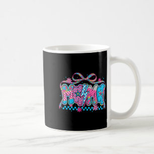 Rosa mönstrad mamma, mamma,kvinnor,mors dag Rosa m Kaffemugg