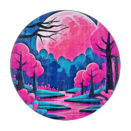 Rosa Moonlit Forest Art