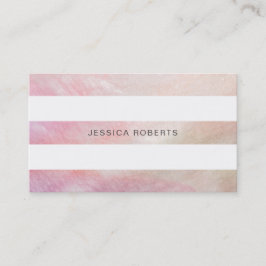 Rosa Mor i Pearl Rand Mönster Visitkort