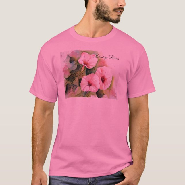 Rosa morgonhärligheter t shirt (Framsida)