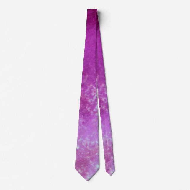 Rosa Mörk Cloud Effect Tie - Ut i Stil Slips (Framsida)