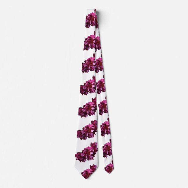 Rosa & Mörkröda Rosor Blommig Foto Slip Slips (Framsida)