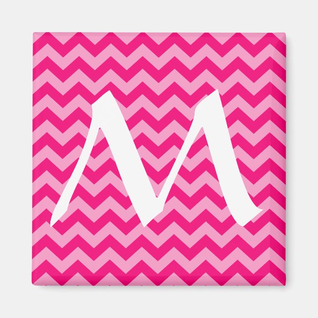 Rosa Moroccan Moods Chevrons Magnet (Framsidan)