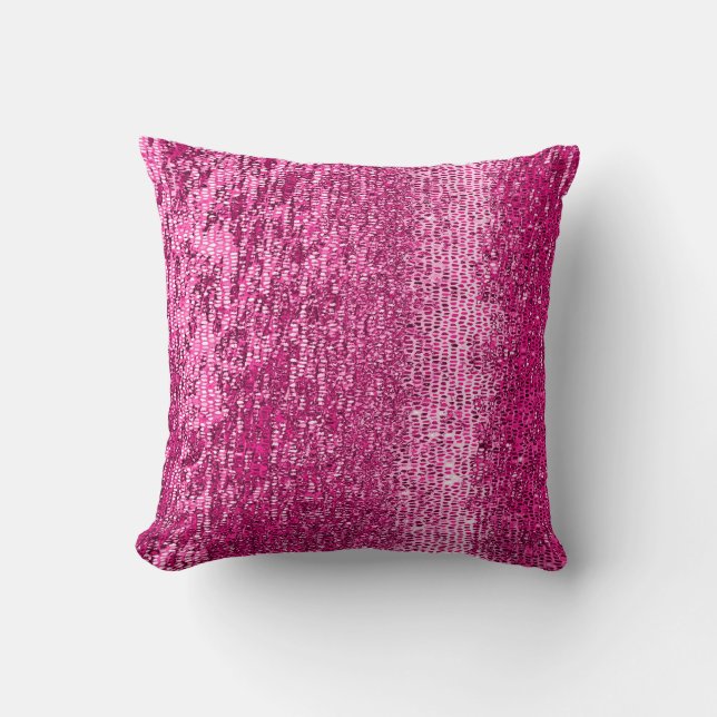 Rosa mosaic mönster kudde (Framsida)