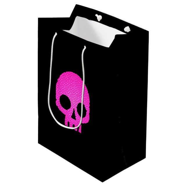 Rosa Mosaic Skull Wrapping Papper (Framsidan Vinklad)
