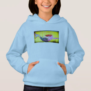 rosa mosaik sjöjungfru t-shirt