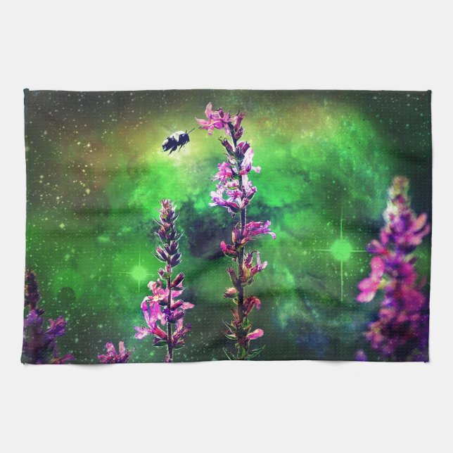 Rosa mot världen kökshandduk (Horisontell)