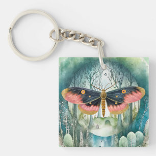 Rosa Moth Forest Night