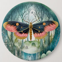 Rosa Moth Forest Night