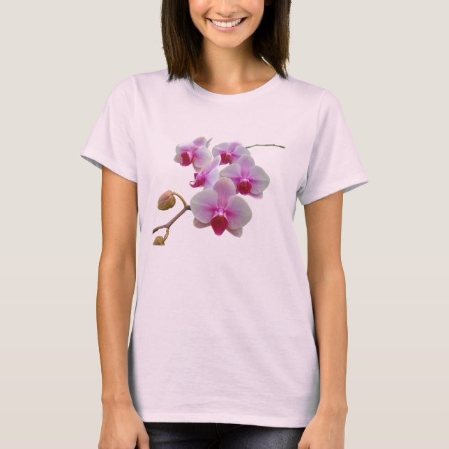 Rosa Moth Orchids - Phalaenopsis Tee (Framsida)