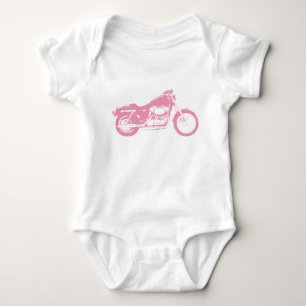 Rosa Motorcykel T Shirt