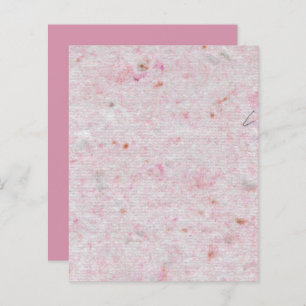 Rosa Mottated Handmade Struktur Scrapbook Papper