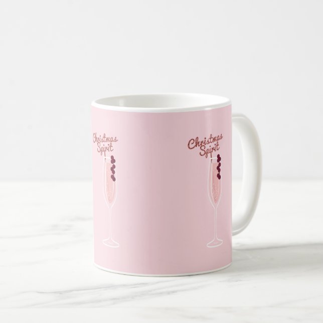 Rosa Moukling jul Kaffemugg (Framsida höger)