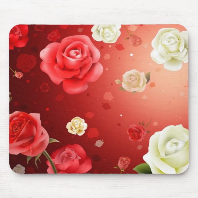 Rosa Mousepad Musmatta (Framsidan)