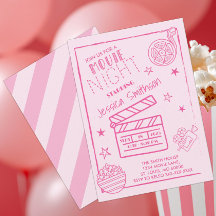 Rosa Movie Night Party Birthday