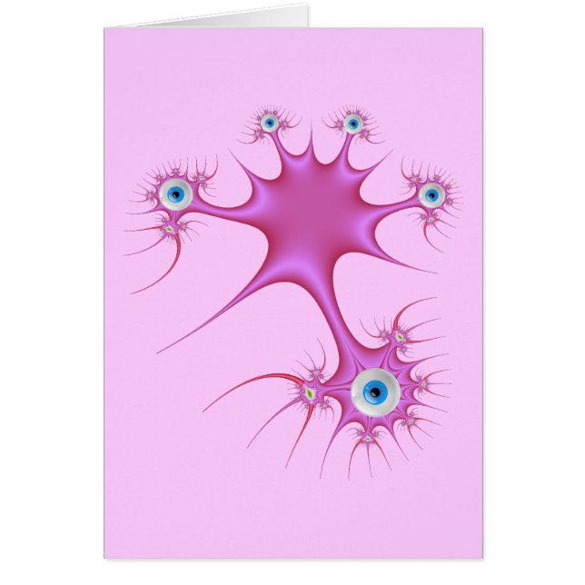 Rosa Mu Hälsningskort (Framsidan)