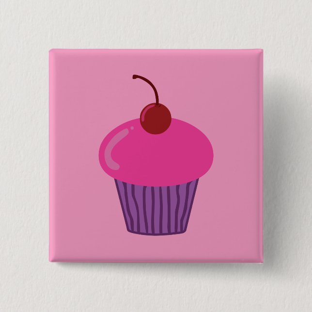 Rosa muffin knapp (Framsida)