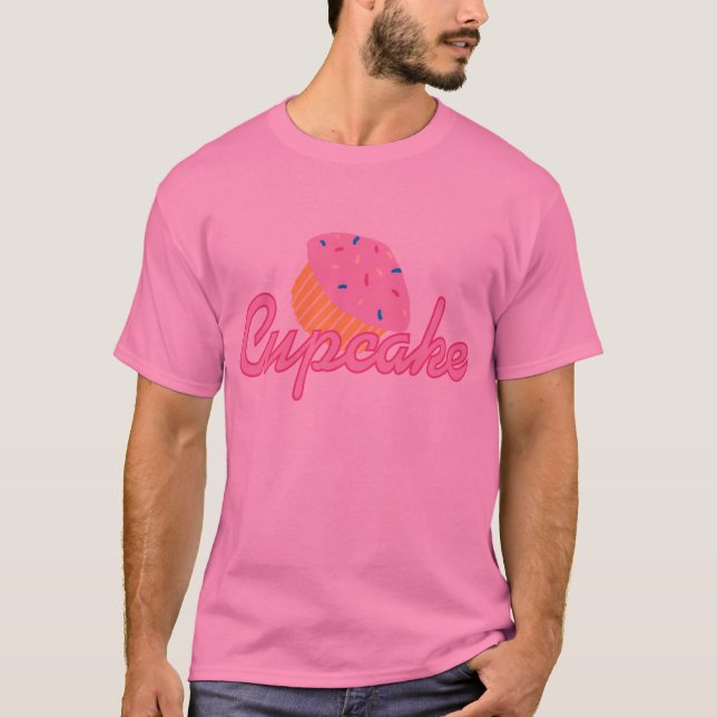 Rosa muffin tee shirt (Framsida)