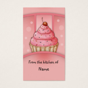 Rosa muffin visitkort