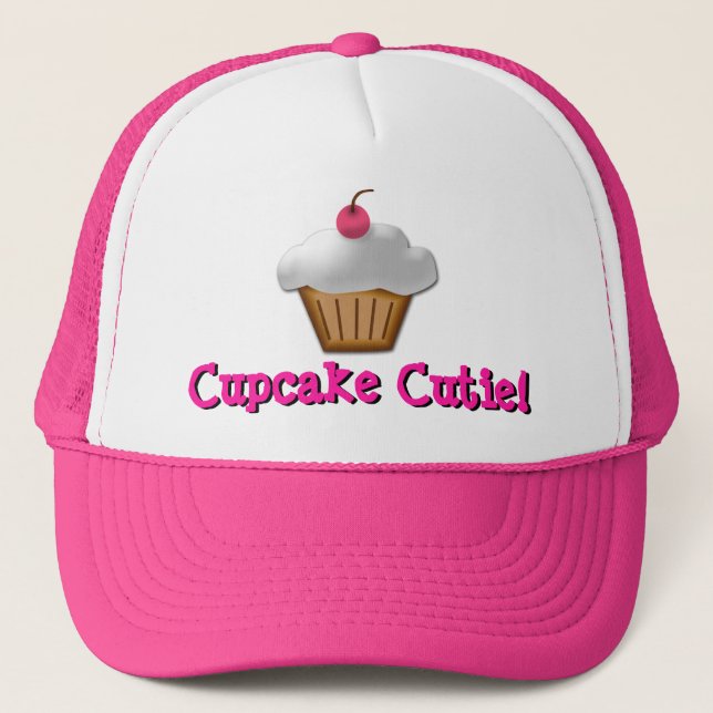 Rosa muffinCutie hatt Truckerkeps (Framsida)