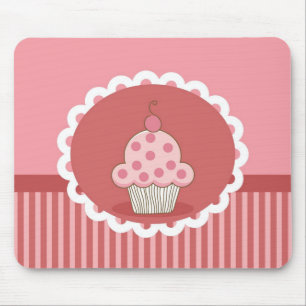 Rosa muffindesign musmatta