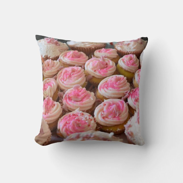 Rosa muffins kudde (Framsida)