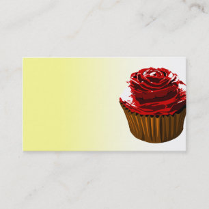 Rosa muffinvisitkortmall visitkort