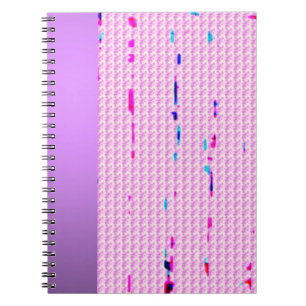 Rosa Multi Färg Sprinkles bärbar dator Anteckningsbok Med Spiral