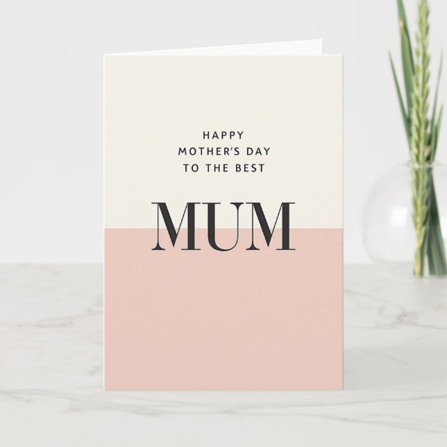 Rosa Mums Grattiskort Kort (Framsida)
