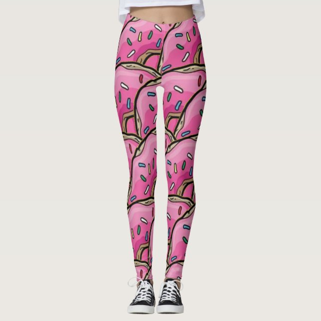 Rosa munkar legging (Framsida)