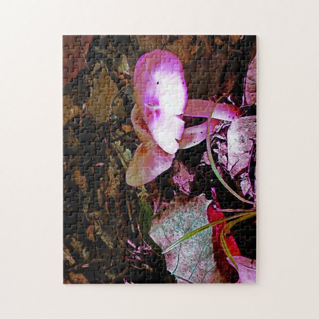 Rosa Mushroom Pussel (Vertikal)