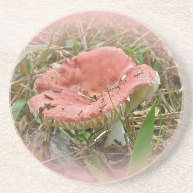 Rosa Mushroom Underlägg (Framsidan)