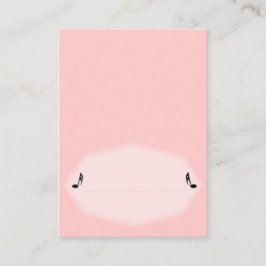 Rosa Music Place Card Placeringskort