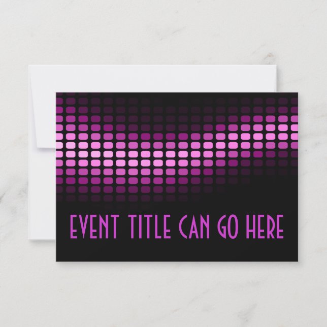 rosa musicmeterz inbjudningar (Framsida)