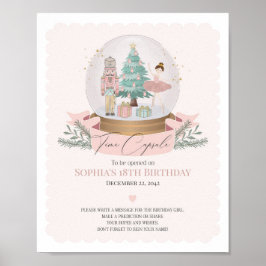 rosa muskler - tids - kapselråd för födelsedag poster