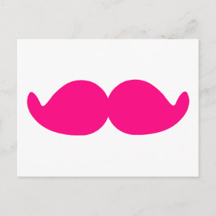 Rosa Mustache Rosa Mustache Bushy Shock rosa Stach Vykort