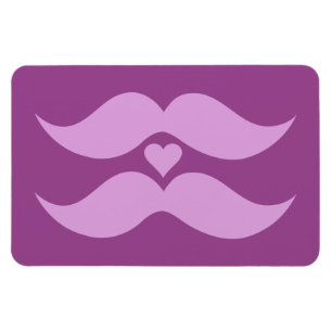Rosa Mustacher anpassningsbar magnet