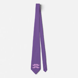 Rosa Mustacher anpassningsbar tie Slips