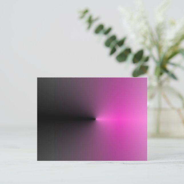 Rosa-n-Black Point Vykort (Stående Fram)