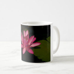 Rosa näckros kaffemugg